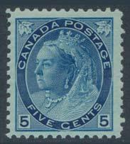 ...unitrade $240 200 202 200 ** #82 1898 8c orange Queen Victoria Numeral, mint