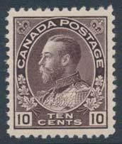 Also includes a basic set of 18 used stamps, neatly mounted on a page, including precancels of Ottawa on $1 and 1c, Toronto on 10c bistre brown, Montreal on 3c red. Generally fi ne or better.