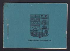 ...unitrade $400 461 462 461 ** #BK10b 1923 Admiral Complete Booklet, English, mint, cover showing wear and a few light creases,