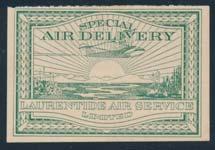 Semi-Official Airmails continued 480 481 480 * #CL2 1924 (25c) green Laurentide Air Services,