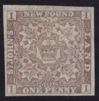 ...unitrade $400 794 */** #12Aii 1860 5d venetian red Heraldic Block of Four, mint with full original gum and one stamp never