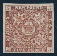 801 x803 801 ** #19a 1861 5d orange brown Heraldic, mint with full original gum and never hinged. Bright colour and very fi ne.