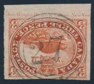 32 33 32 33 #4var 1855 3d red Beaver on Wove Paper with Imprint, used with perfect strike of the Ottawa