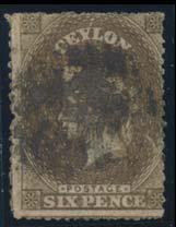 ... Scott $140 936 937 936 * #38 1864 ½p lilac Queen Victoria, mint with original gum that has