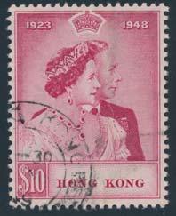 ... Scott $325 Hong Kong 949 #1/145 1862-1937 Collection consisting of over 67 used stamps