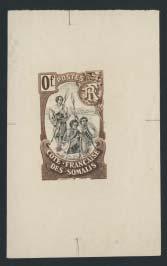 ...est $150 Somali Coast 1221 x1222 1221 * #J5 1906-1908 40c Postage Due, mint hinged original gum,.