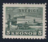 Sweden 1225 x1226 1225 * #229 1931 5k dark green Royal Palace, mint with very