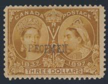 used with fresh colour and complete strike of unusual QUEBEC.