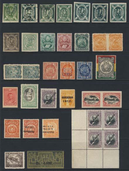 2087 */**/ Belgium Collection of Mint and Used in Carton, 1849 to 1980s, in 2 Lighthouse albums with slip cases and a Schaubek spring back album.