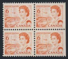 304 ** #316 1952 20c Paper Mill misperforated vertical pair, mint never hinged and with vertical perforations shifted to the right by 5mm and thus showing a good part of next stamps.