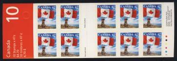 Complete Booklets continued Back of Book-Airmails 400 ** #BK236Ac 2001 47c Flag over