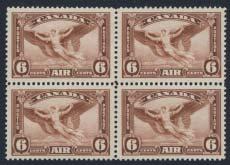 .. Unitrade C$307 Back of Book-Semi-Official Airmails 411 ** #C3i 1932 6c on 5c Brown Olive Air
