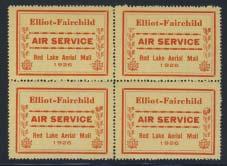 ..unitrade $110 413 ** #C4 1932 6c on 5c olive brown Airmail, group of 9 mint never hinged (10th