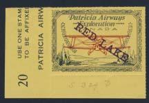 ..unitrade C$350 424 ** #CL29a 1926 50c Patricia Airways Semi-Official Airmail, mint never hinged and with bottom