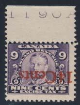Fine-very fi ne for issue and seldom offered....van Dam C$767 Back of Book - Provincial Revenues 483 484 x483 484 #FU106-FU114 1968 40c to $2.