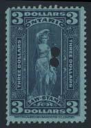 ..van Dam C$150 503 504 497 498 #NFR13 1907 $5 lilac Inland Revenue, used with a