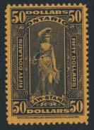 ..van Dam C$375 #NFR35 1938 $100 claret Inland Revenue, key value, used and very.