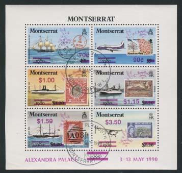 Montserrat x773 773 * #J6-J10 1938 5c to 1fr