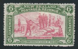 to 6d Annexation of New Zealand, mint with hinge