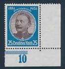 .. Scott $800 1019 ** #411-414 1933 50pf to 100 pf Hindenburg high values, mint never hinged, trivial ink