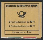 .. Scott $900 Germany Booklets x1065 x1066 1065 ** #58-67 1950 1pf to 50pf Academy of Science
