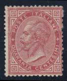 ... Bale $1,000 1093 (*) #31 1863 40c carmine King Victor Emmanuel II,