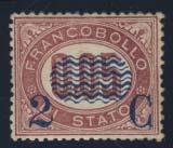 ...Scott $1,050 1094 (*) #35 1867 20c blue King Victor Emmanuel II,
