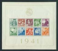 .. Scott $155 1036 1038 1036 * #594a 1940 Portuguese International exhibition, souvenir sheet, hinged with some