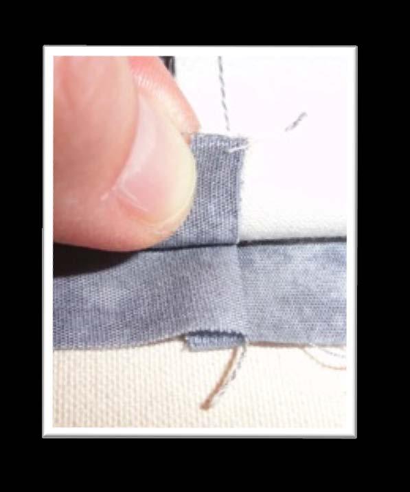 Lay the seams directly on top of each other. Pin right along that seamline.