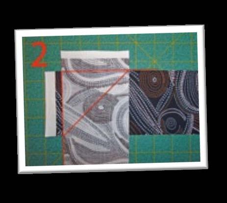 We ll put the vertical borders on first. Lay your quilt out flat, carefully smoothing (without stretching!) and making sure it lays perfectly flat and square.