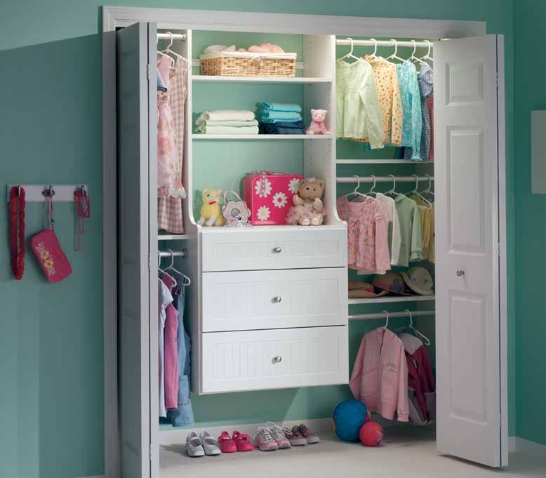 Baby steps Closet Durable and kid-safe, ORG storage
