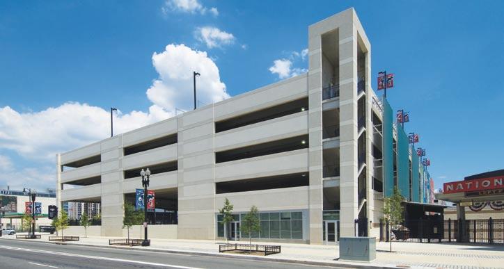 D.C. Nationals Parking Structures, Washington, DC Eric A. Taylor Photography This project included two parking structures that would provide 1,250 parking spaces to D.C. Nationals patrons.