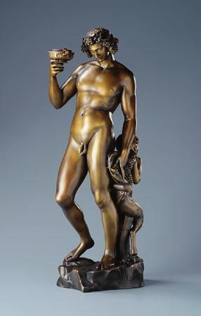Along with the Pietà, the Bacchus is one of only two surviving sculptures from the artist s first period in Rome. c. 1496-1497.