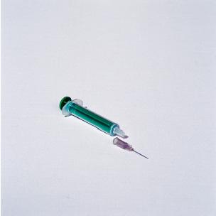 Use the Syringe to increase and decrease the airflow see the next pic on how to