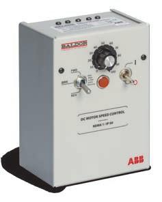 ACB & NEMA 1 Enclosed DC Controls for PMDC and Shunt Wound Motors 1/100 thru 2 115/230 VAC Single Phase 50/60 Hz s: General purpose industrial use with permanent magnet or shunt wound DC motors.