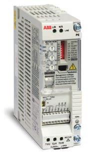 ACB & DC 55 Drive 1/4 & 1/2 - No EMC Filter 115 Vac 1 Phase - 50/60 Hz 1/4 thru 3 - No EMC Filter 230 Vac 1 Phase - 50/60 Hz 1/4 & 1/2 - Built-In EMC Filter 115 Vac 3 Phase - 50/60 Hz 1/4 thru 3 -