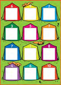 Camp Scamp-Along SKILL Players: 2 This game gives children practice in addition facts with sums up to 10.