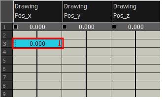 keyframes in the Xsheet view or Layer Properties window. Otherwise, the columns do not appear.