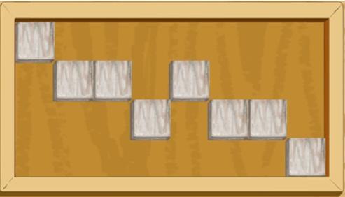 8 We can see that it would take 6 tiles to fill a row. We can also see that we need 3 of those rows to fill the rectangle. If there are 3 rows of 6 tiles each, then there are a total of 18 tiles.