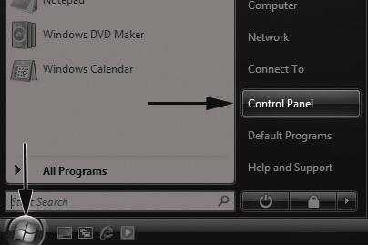 Start Menu and select Control Panel. 2. Double click the Sound icon. 3.