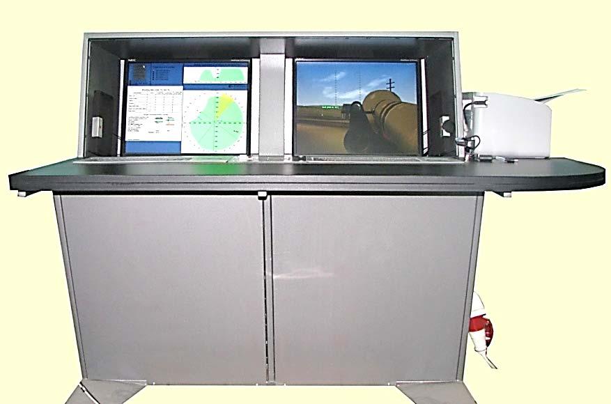 8 Instructor workplace The instructor workplace includes: System block (2 pieces) Control panel of a training simulator