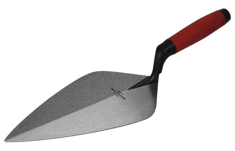 BRICK TROWELS POINTING TROWELS [MARSHALLTOWN] One piece drop forged from high quality carbon steel.