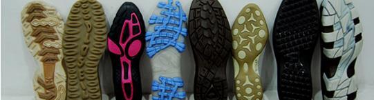 Footwear materials Thermoplastic Rubber (TR) Thermoplastic rubber (TR or TPR), one of the most common materials for making footwear outsoles, has been in use in the footwear industry since the 1960s.