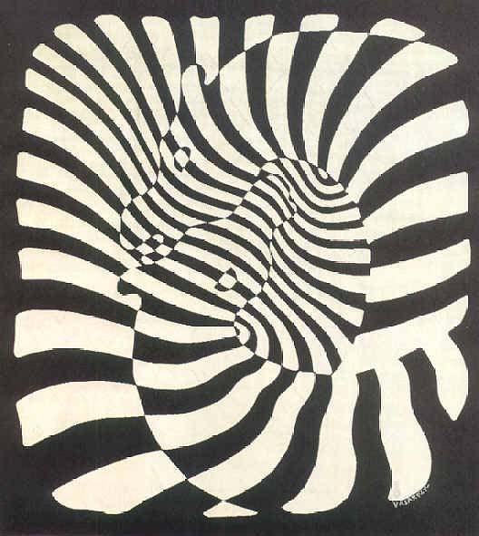 Victor Vasarely, Zebras.