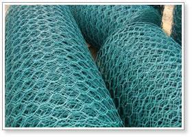 Hexagonal Wire Netting Wire materials: Hexagonal wire mesh is manufactured in galvanized iron or PVC coated wire.