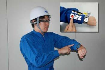 NEC s ARmKeypad: AR-related The Japanese IT services company NEC has developed AR software that is useful when using measuring equipment.