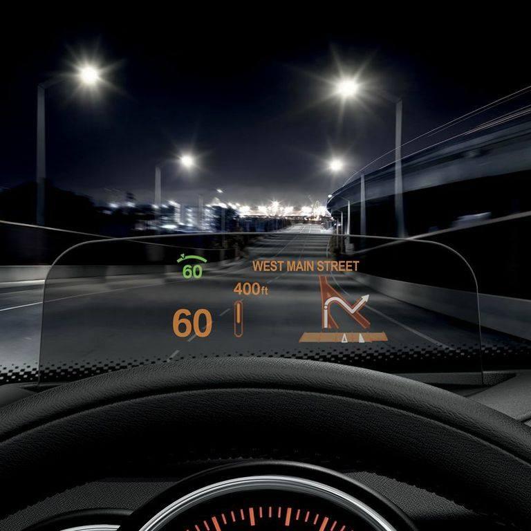 Combiner HUDs shown to the right this feature can be added to a MINI Cooper for $500 Figure 56. Combiner HUD display Source: MINI, Citi Research.