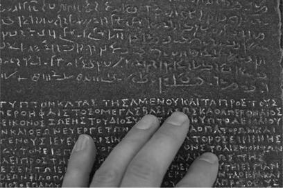 } Rosetta Stone translated mostly by Jean-Francois Champollion (1790-1832) } What realized about hieroglyphs: } some symbols syllabic } some alphabetic } some determinatives } signs that determine