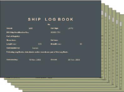 Protection from unauthorised entries in Ship s Logbook Automatic filling of events by rank and family name of a watch officer View all changes made by a watch officer Archiving of Logbook at two year