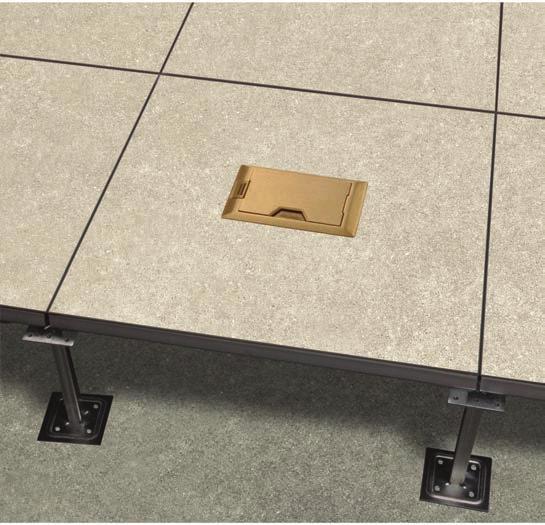 Access Floor Modules Steel City Access Floor Modules from Thomas & Betts eliminate the clutter of power, voice and data lines by keeping everything out of sight but conveniently close at hand.